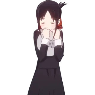 🥢 Kaguya Shinomiya Kaguya-sama: Love Is War Anime, Kaguya-sama, Love is War, Kaguya Shinomiya, mignon, fille anime whatsapp sticker