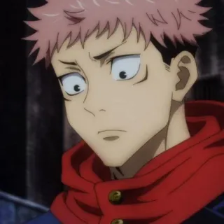 🍂 Yuji Itadori Jujutsu Kaisen Anime, Jujutsu Kaisen, Yuji Itadori, Charakter, Pinke Haare whatsapp sticker