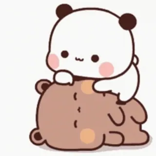 🎈 panda, beer, schattig, cartoon, dier, kawaii, vriendelijk whatsapp sticker