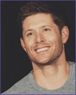 🐚 Jensen Ackles actor, celebrity, man, portrait telegram sticker