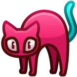 Scared Cat @podarkitgnft telegram emojis 😺