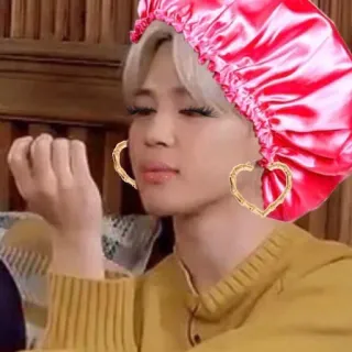 💅 Jimin kpop, jimin, bts, idol, celebrity, earrings telegram sticker