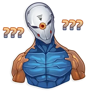 🤔 Gray Fox Metal Gear Solid ??? 灰狐, 合金装备, 生化忍者, 电子游戏, 角色, 问题, 安卓机器人 telegram sticker