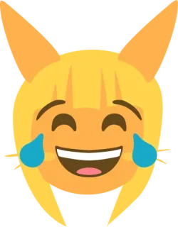 😂 emoji, rire, heureux, joie telegram sticker