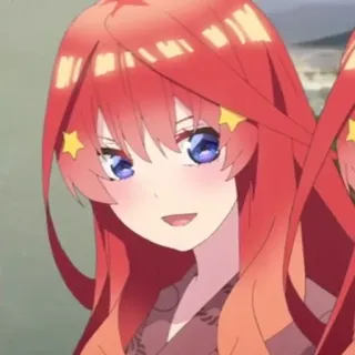 ☕️ Itsuki Nakano The Quintessential Quintuplets Anime, Garota, Personagem, Itsuki Nakano, The Quintessential Quintuplets telegram sticker
