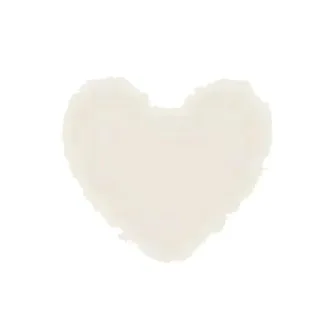 🌷 cœur, amour, blanc, forme whatsapp sticker