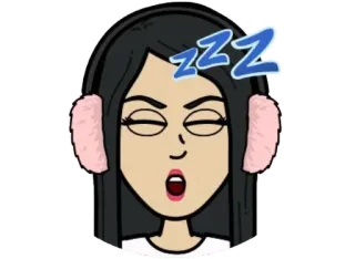 😴 ZZZ schlafen, müde, Cartoon, zzz, schlafend, Ruhe, erschöpft telegram sticker