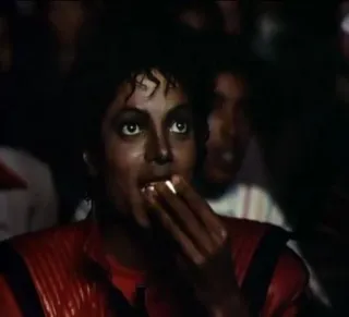 🍿 Michael Jackson Michael Jackson, Popcorn, Film, Cantante, Musica, Celebrità telegram sticker