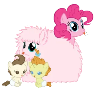 🤯 Pinkie Pie My Little Pony my little pony, pinkie pie, animation, cartoon, cute telegram sticker