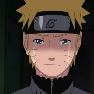💛 Naruto Uzumaki Naruto Аниме, Наруто, Плачет, Грустно, Манга, Слезы telegram sticker