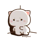 😭 gatto, carino, adorabile, pesca, animale, cartone animato whatsapp sticker