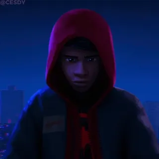 😵 Miles Morales Spider-Man: Into the Spider-Verse Miles Morales, Spider-Man, Spider-Verse, Marvel, Superhero, Film Animasi, Komik telegram sticker