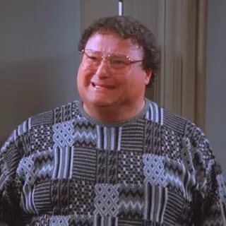 😭 Newman Seinfeld Seinfeld, Newman, Personaje, Serie TV, Comedia telegram sticker