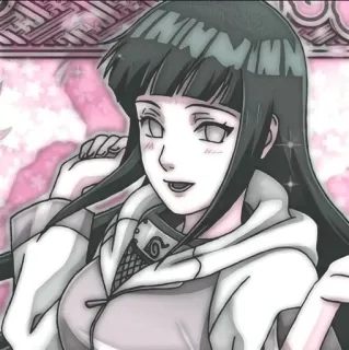 💎 Hinata Hyuga Naruto anime, naruto, hinata, hyuga, sticker telegram sticker