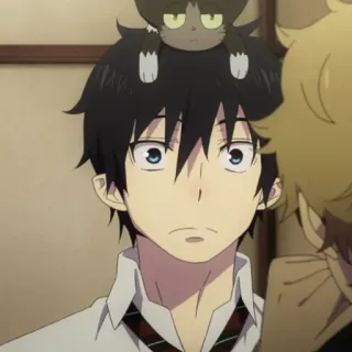 ☁️ Rin Okumura Blue Exorcist Anime, Manga, Charakter, Blue Exorcist, Rin Okumura, Dämon, Shonen telegram sticker