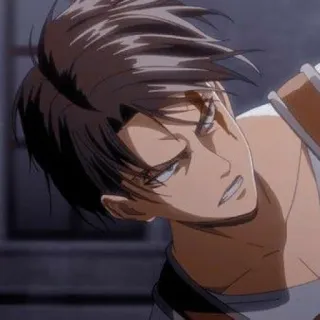 📎 Levi Ackerman Attack on Titan anime, character, manga, levi, attack on titan telegram sticker