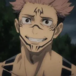 🎴 Ryomen Sukuna Jujutsu Kaisen Anime, Vloek, Schurk, Manga, Jujutsu, Sukuna, Ryomen telegram sticker