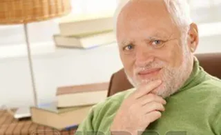 🤔 Hide the Pain Harold Harold, meme, stock photo, smiling, pain, internet meme telegram sticker