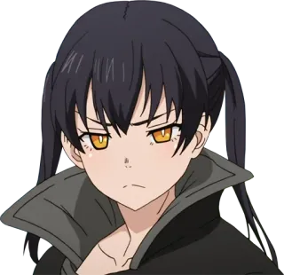 😠 Maki Oze Fire Force 애니메이션, 파이어 포스, 마키 오제, 캐릭터, 만화 telegram sticker
