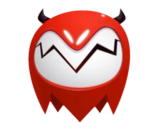 😤 diabeł, potwór, czerwony, demon, kreskówka telegram sticker