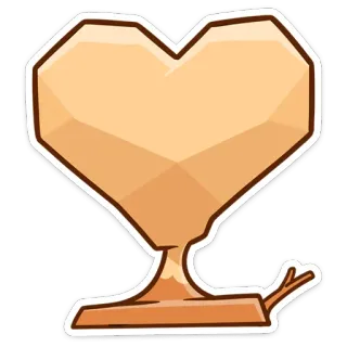 ❤ coração, geométrico, amor, abstrato, símbolo telegram sticker
