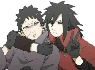 ✌ Madara Uchiha Naruto Anime, Naruto, Uchiha, Personnages, Combat, Manga whatsapp sticker