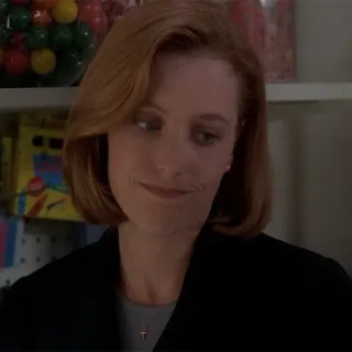 🙄 Dana Scully The X-Files dana scully, x-files, serie tv, gillian anderson, agente, fbi telegram sticker