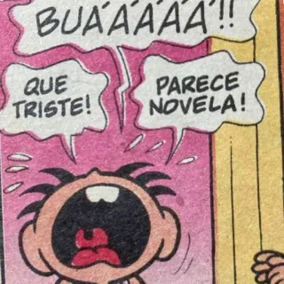 😭 BUAAAAA!!
QUE TRISTE!
PARECE NOVELA! menangis, sedih, kesal, komik, kartun telegram sticker