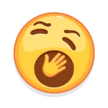 😭 Emoji, Muntah, Sakit, Wajah, Kuning, Ekspresi whatsapp sticker