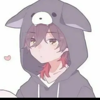 🌟 Anime, Dessin animé, Personnage, Illustration, Mignon, Sweat à capuche telegram sticker