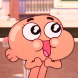 🤡 Darwin Watterson The Amazing World of Gumball darwin, fish, cartoon, animated, gumball, the amazing world of gumball, tv show whatsapp sticker