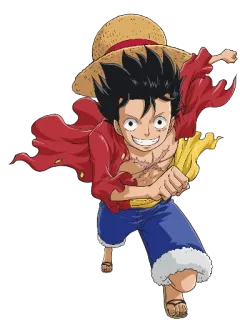 🏃 Monkey D. Luffy One Piece Anime, One Piece, Luffy, Monkey D. Luffy, Pirata, Sombrero de paja whatsapp sticker