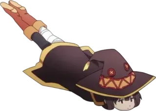 😣 Megumin Konosuba Anime, Süß, Chibi, Megumin, Konosuba, Cartoon whatsapp sticker