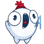 😲 AAA мультфильм, персонаж, милый, AAA, стикер whatsapp sticker