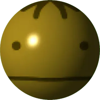 🤩 Kreis, Gesicht, Cartoon, Simpel, Gelb telegram sticker