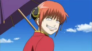 😋 Kagura Gintama аниме, девушка, смешное лицо, мультфильм, Кагура, Гинтама telegram sticker