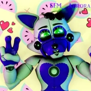 🌟 SFM Aurora cartoon, character, heart, fictional, fun, sticker telegram sticker