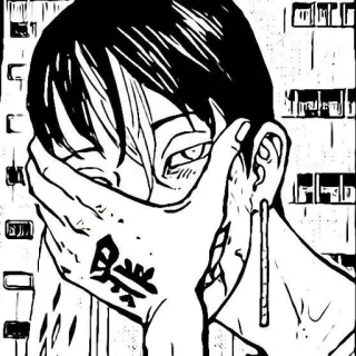❤️ anime, manga, character, tattoo, art, earrings telegram sticker