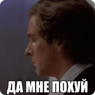 🥱 ДА МНЕ ПОХУЙ 러시아어, 문구, 밈, 표현 whatsapp sticker