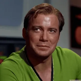 ✅ James T. Kirk Star Trek Джеймс Т. Кирк, Уильям Шетнер, Капитан Кирк, Звёздный путь, Научная фантастика whatsapp sticker