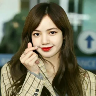 ♥️ Lisa Lisa, K-Pop, Chanteuse, Célébrité, Blackpink telegram sticker