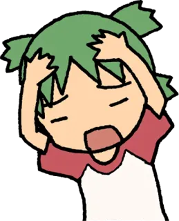 😖 Desenho animado, Anime, Frustrado, Estresse, Personagem, Irritado, Ilustração telegram sticker