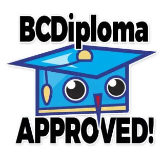 👍 BCDiploma
APPROVED! diploma, formatura, aprovado, escola, faculdade telegram sticker