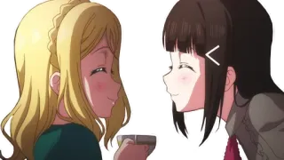 😊 anime, characters, friendship, cute, girls telegram sticker