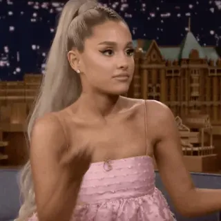 🗞 Ariana Grande pessoa, celebridade, mulher, cantora, atriz, televisão telegram sticker