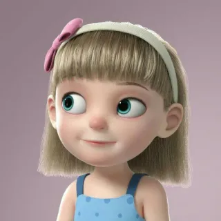🦩 dibujos animados, chica, lindo, niño, personaje telegram sticker