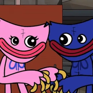 ❤️ Huggy Wuggy Poppy Playtime jeu d'horreur, Huggy Wuggy, effrayant, Poppy Playtime, monstre, peur telegram sticker