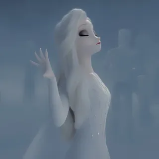 🌨 Elsa Frozen Elsa, La Reine des Neiges, Disney, Princesse, Glace, Animation, Film telegram sticker