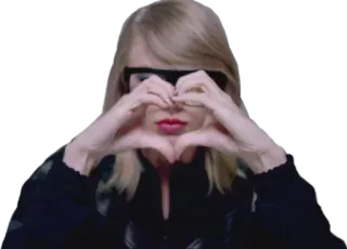 ❤️ Taylor Swift Taylor Swift, chanteuse, pop, coeur, amour telegram sticker