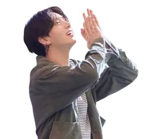 🙏 Jungkook piosenkarz, celebryta, kpop, idol, mężczyzna telegram sticker